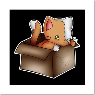 kitty box n1 Posters and Art